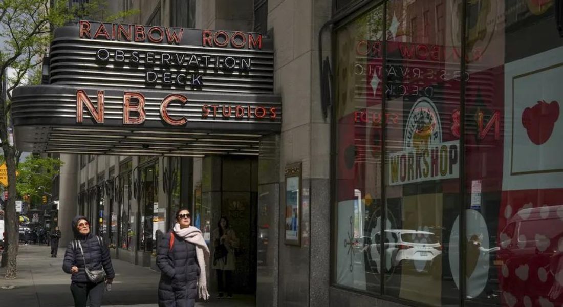 Fachada do Rockefeller Center em Manhattan, em 2 de maio de 2023 