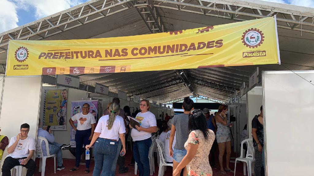 Mutirão de serviços é ofertado pelo programa Prefeitura nas Comunidades