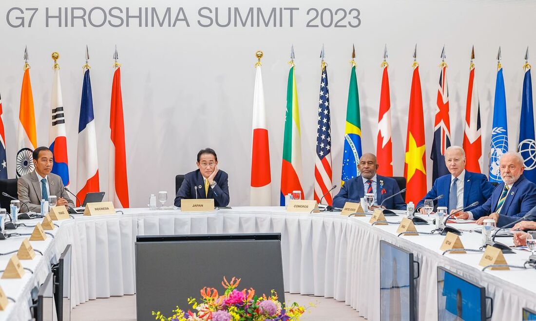 Cúpula do G7 em Hiroshima, no Japão