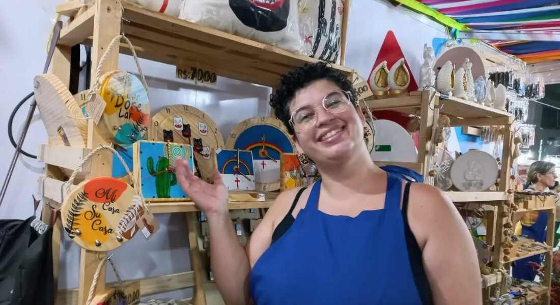 Empreendedora do setor artesanal 