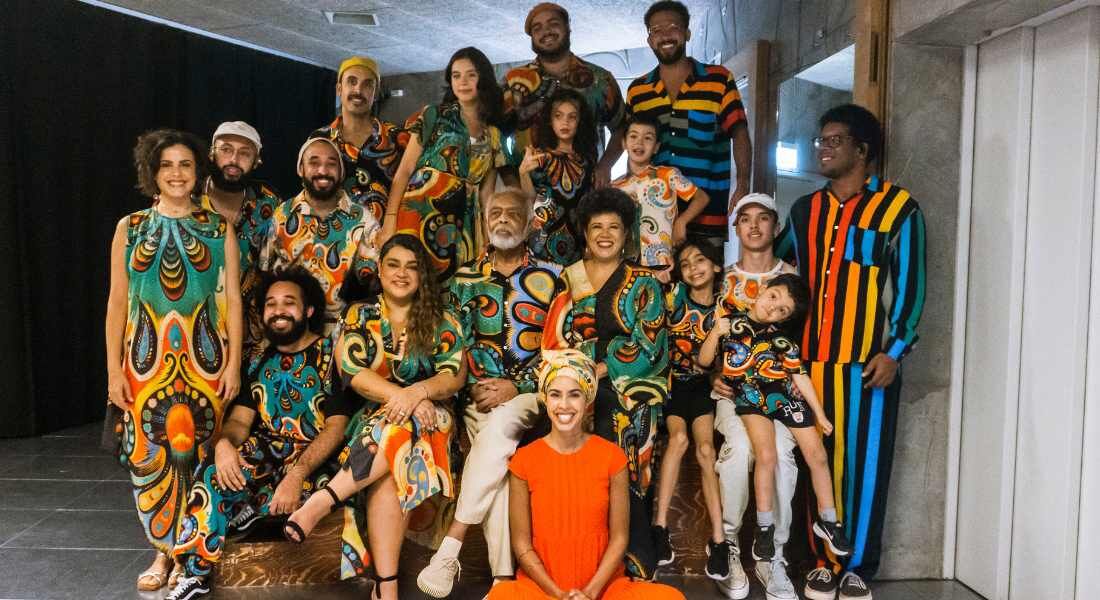 A família de Gilberto Gil em turnê internacional 