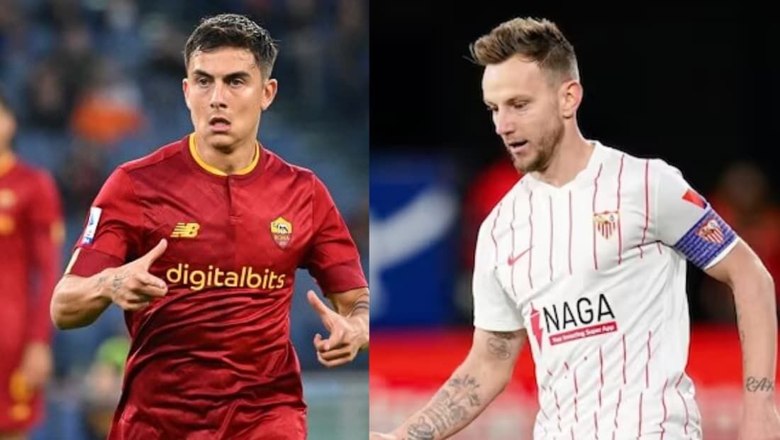 Dybala (Roma) e Rakitić (Sevilla) se enfrentam na final da Liga Europa