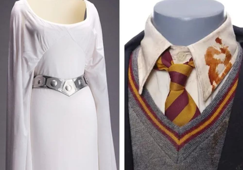 Trajes originais da Princesa Leia e de Harry Potter podem ser comprados por fãs