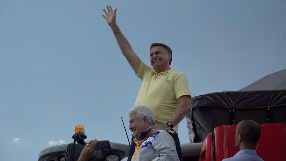 Ex-presidente Jair Bolsonaro durante sua visita à Agrishow