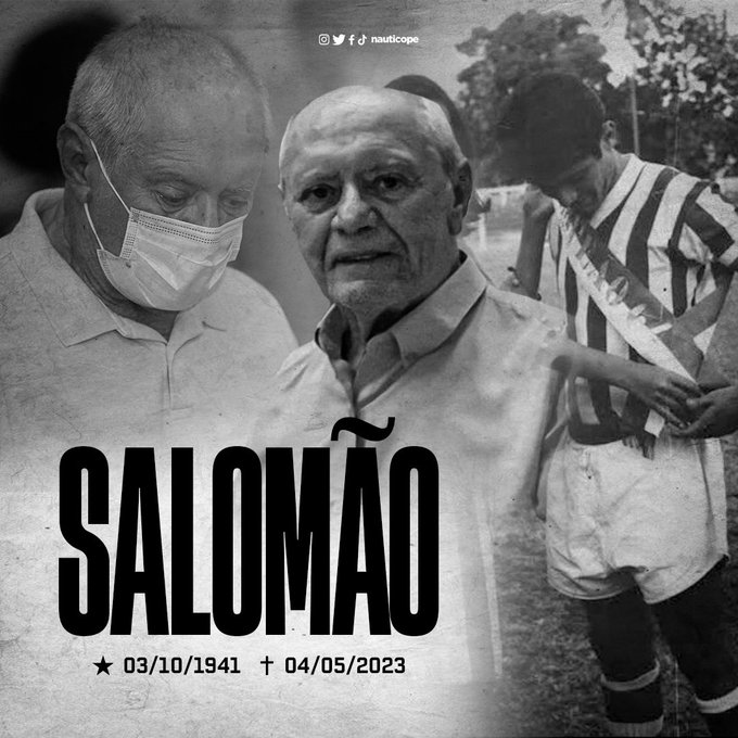 Aos 41 anos Salomão se dedicou a vida de médico. 40 anos depois, o ex-volante foi a óbito nesta quinta-feira (4/5/2023)