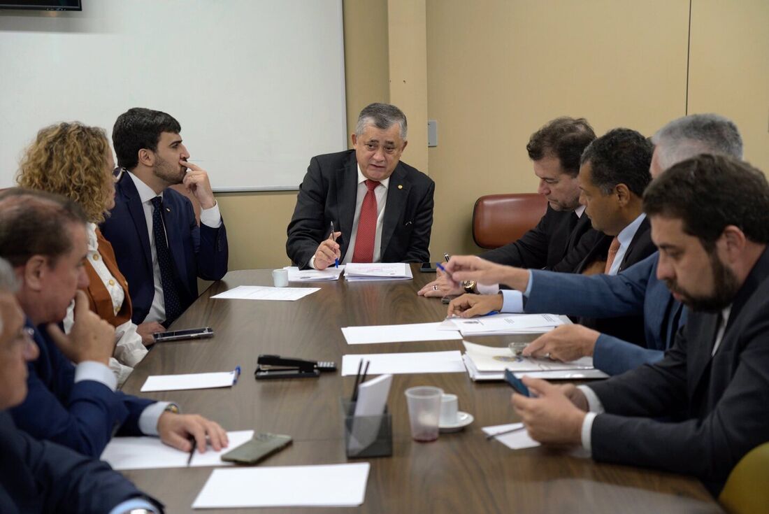 Reunião de líderes da base e vice-líderes de governo na Câmara dos Deputados