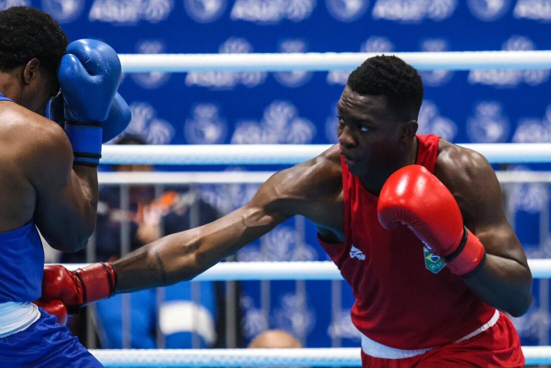 Keno Marley, vice-campeão mundial em 2021 e representante brasileiro na categoria até 92kg nas Olimpíadas