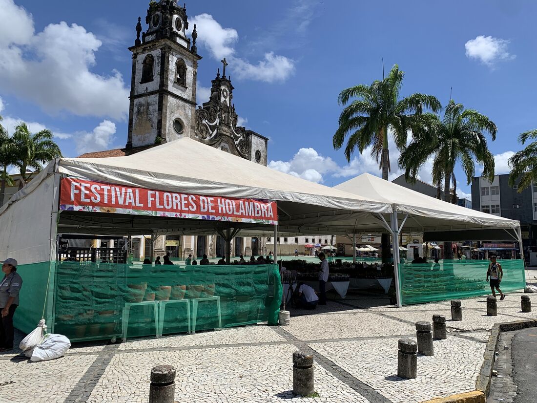 Festival das Flores de Holambra, no Pátio do Carmo