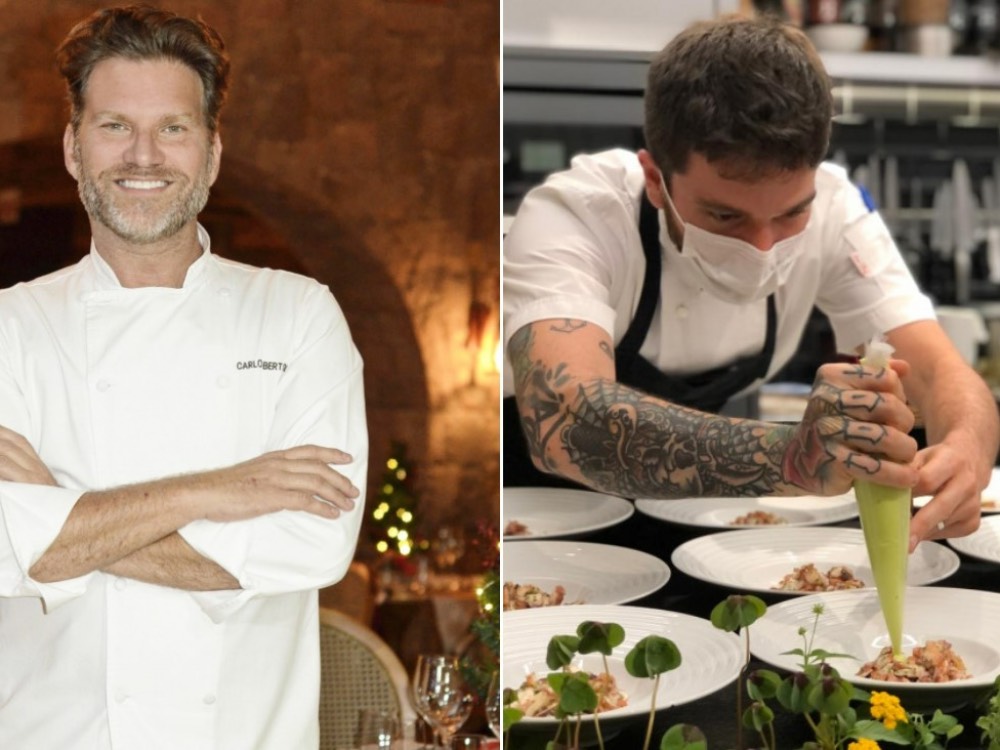 Chefs Carlos Bertolazzi e Pedro Godoy