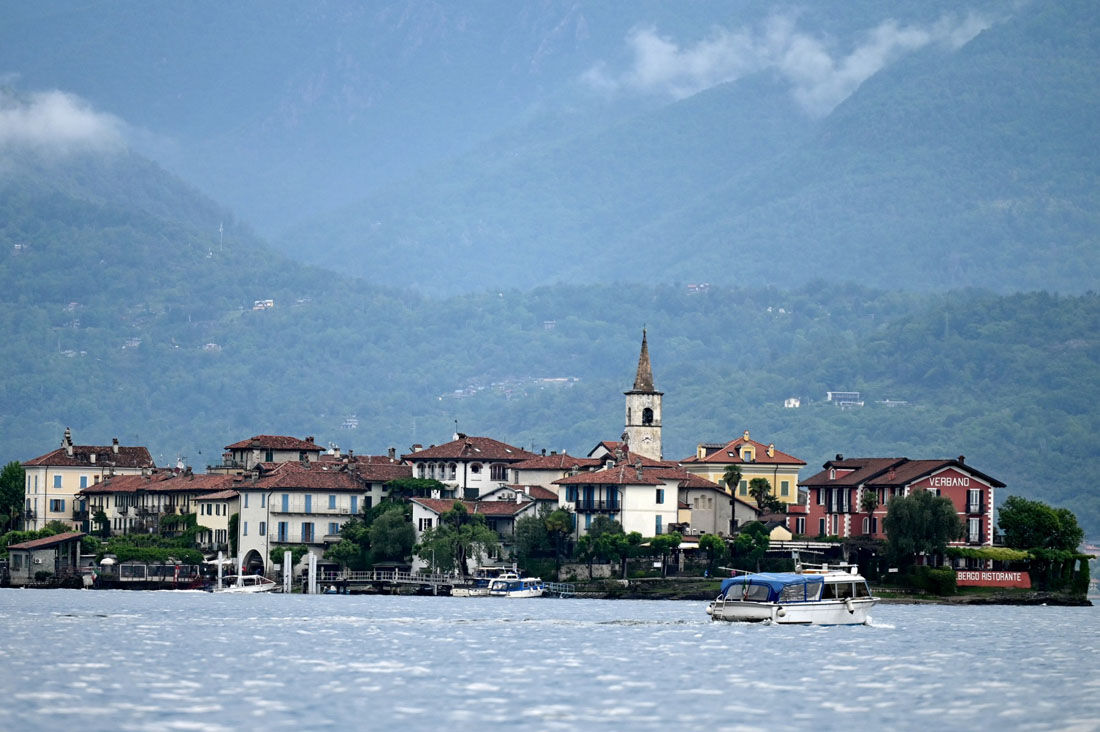 Lago Maggiore é o segundo maior da Itália e um destino turístico bastante procurado