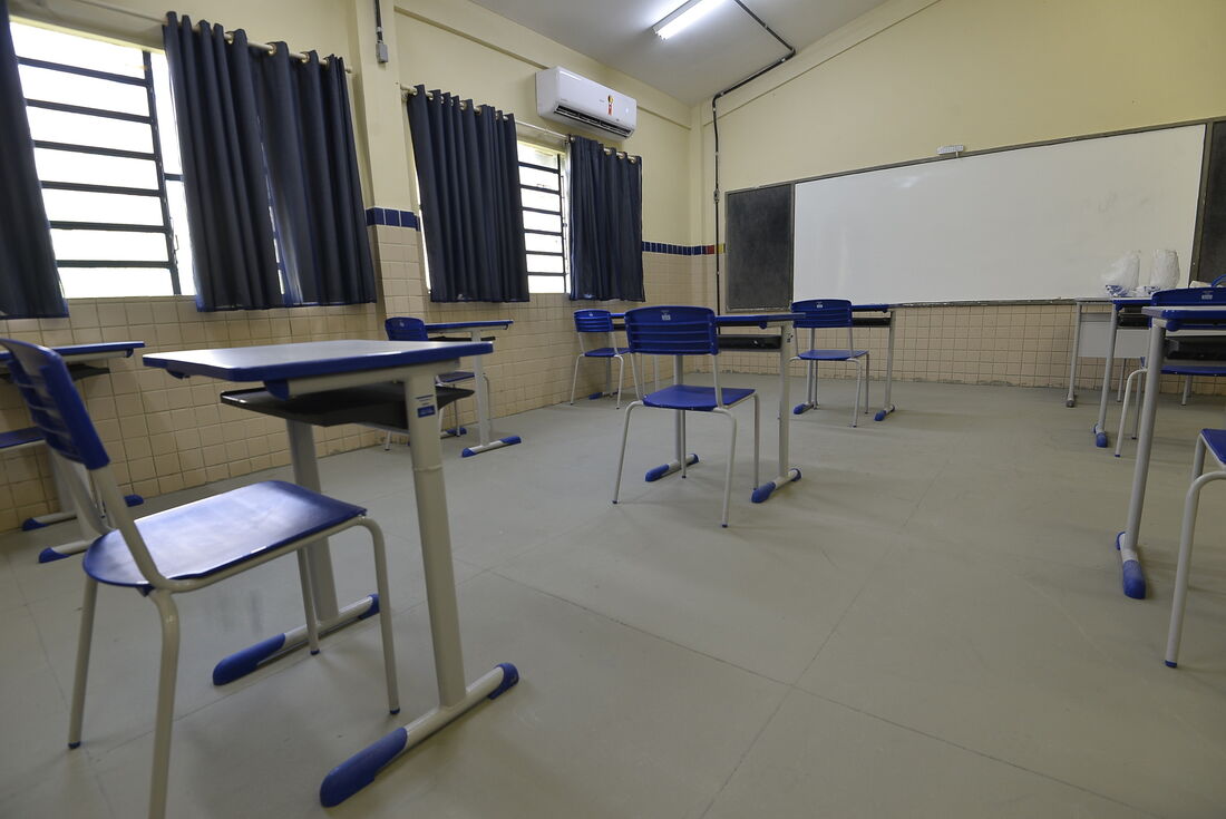 Sala de aula do Ginásio Pernambucano