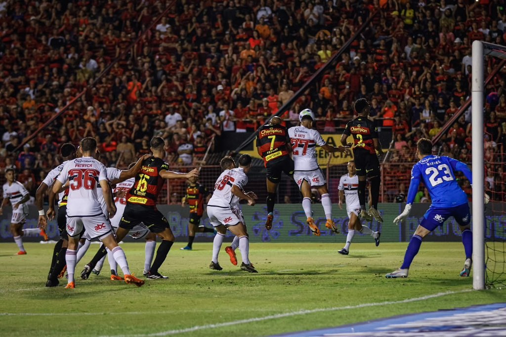 Sport 0x2 São Paulo, pela Copa do Brasil