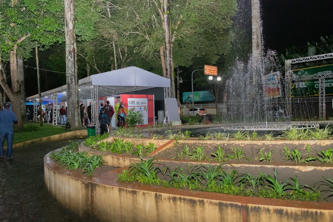 Praça da Palavra, no Festival de Inverno de Garanhuns