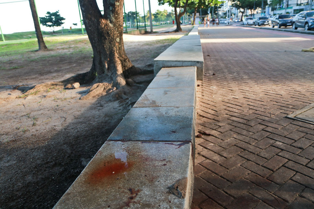 Orla do Pina, na Zona Sul do Recife, foi palco de homicídio