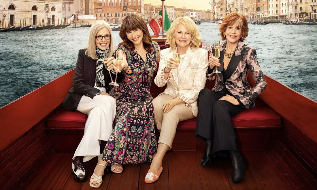 "Do Jeito que Elas Querem - O Próximo Capítulo", comédia de Bill Holderman que traz de volta para as telonas o quarteto Jane Fonda, Diane Keaton, Mary Steenburgen e Candice Bergen