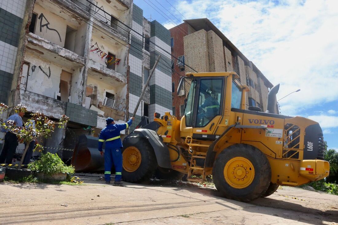 Processo de demolição começará nesta sexta-feira e tem previsão de duração de três dias