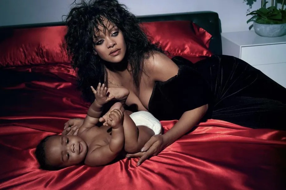 Rihanna e filho 