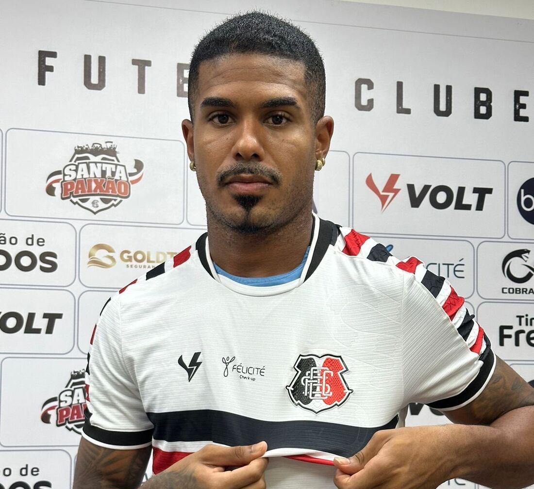 Apesar de ter sido apresentado nesta quinta-feira (11), atleta já participou da estreia do Santa Cruz na Série D