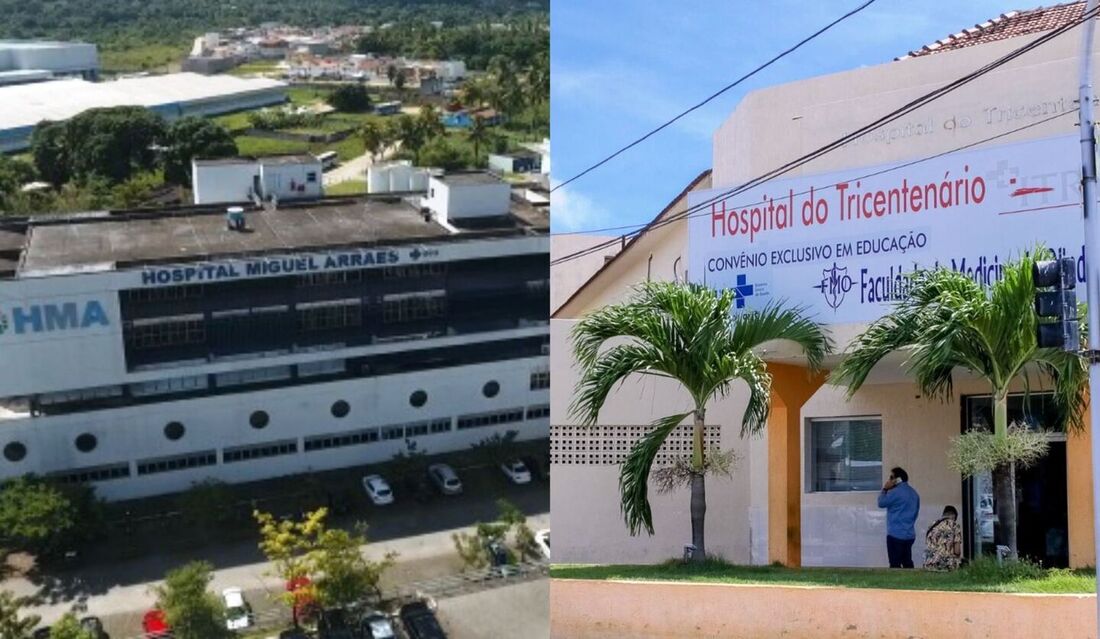 Pacientes estão internados no Hospital Miguel Arraes e no Hospital do Tricentenário