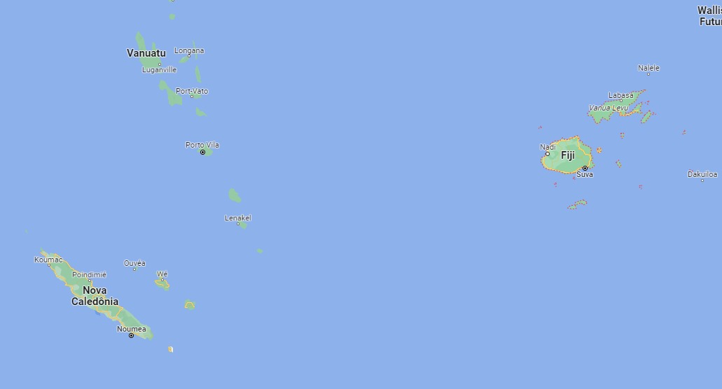 Ilhas de Fiji, Nova Caledônia e Vanuatu, ameaçadas pelas ondas do terremoto no pacífico