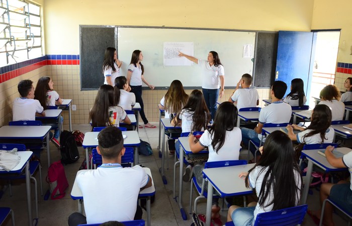 Sala de aula da Rede Estadual de Pernambuco