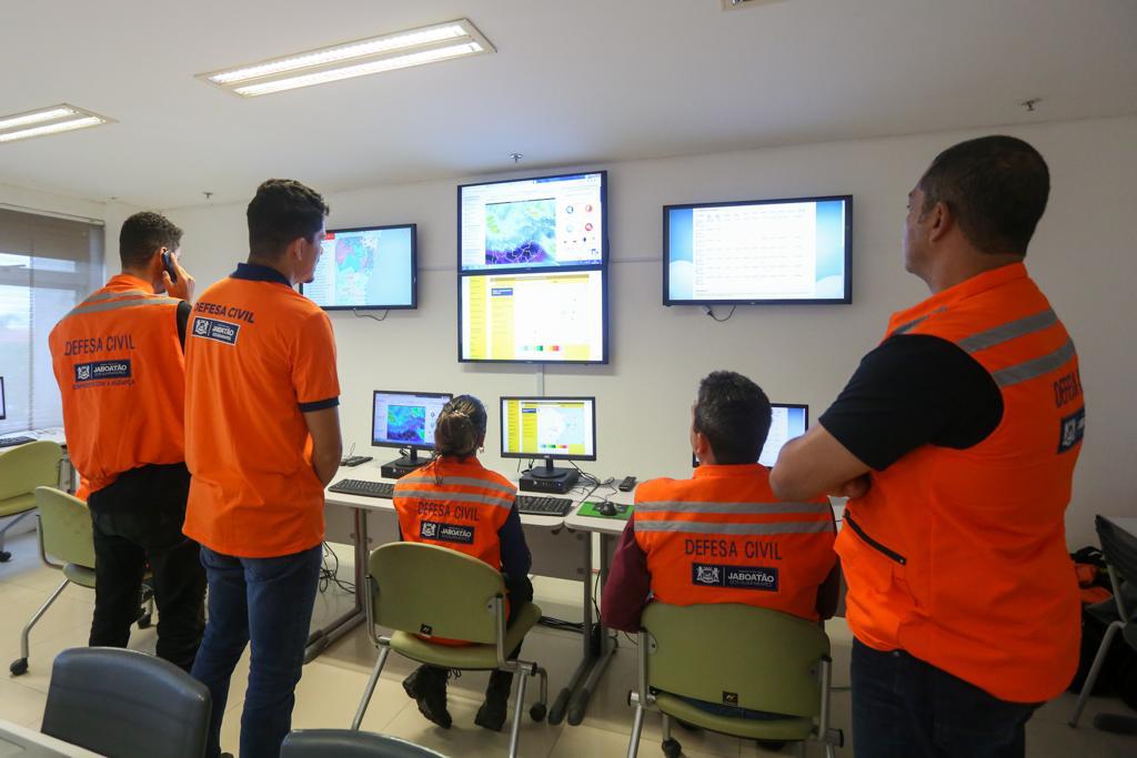 Sala de monitoramento em Jaboatão