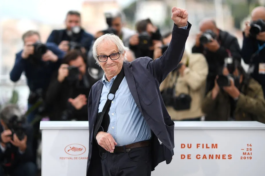 Diretor britânico Ken Loach em Cannes