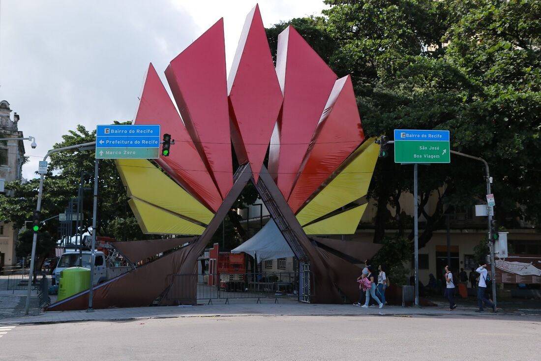 Preparativos para o São João 2023 na Avenida Rio Branco