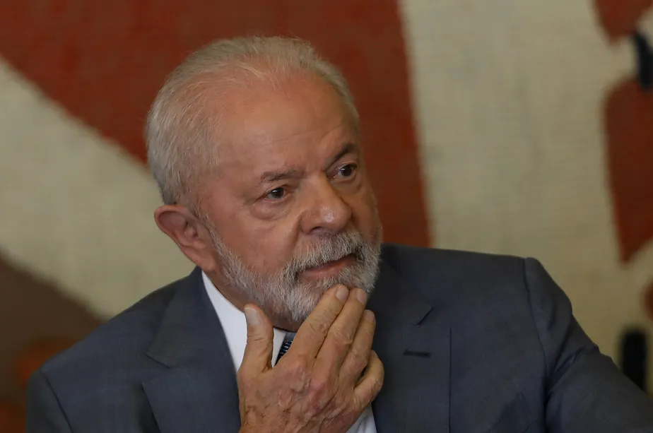 O presidente Luiz Inácio Lula da Silva durante cerimônia inaugural do Conselho de Desenvolvimento Econômico Social 