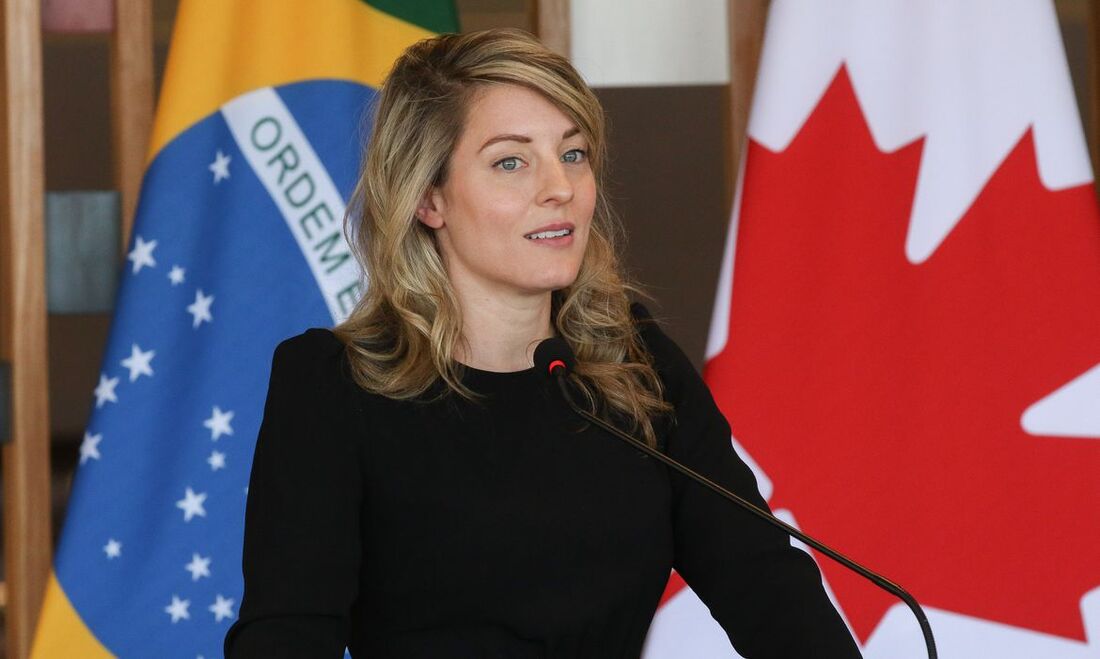 Melanie Joly, ministra das Relações Exteriores do Canadá