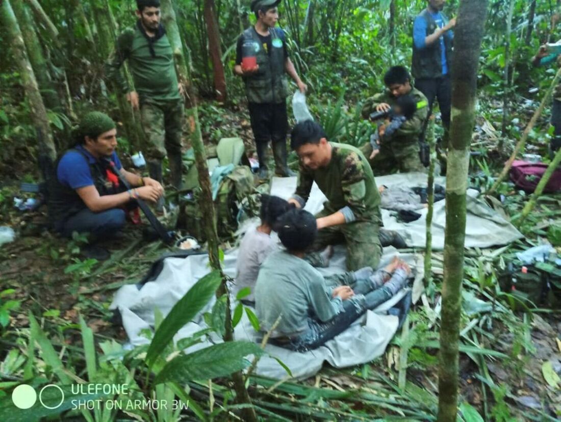 Encontradas as quatro crianças desaparecidas na floresta amazônica colombiana