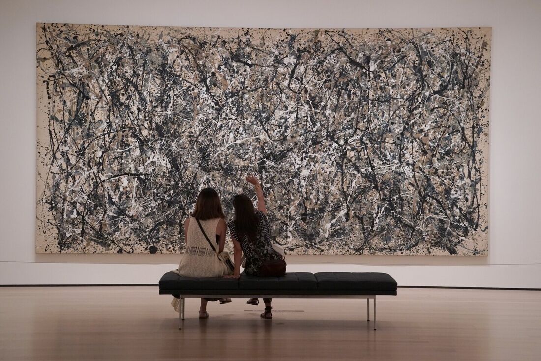 Pintura de Jackson Pollock 