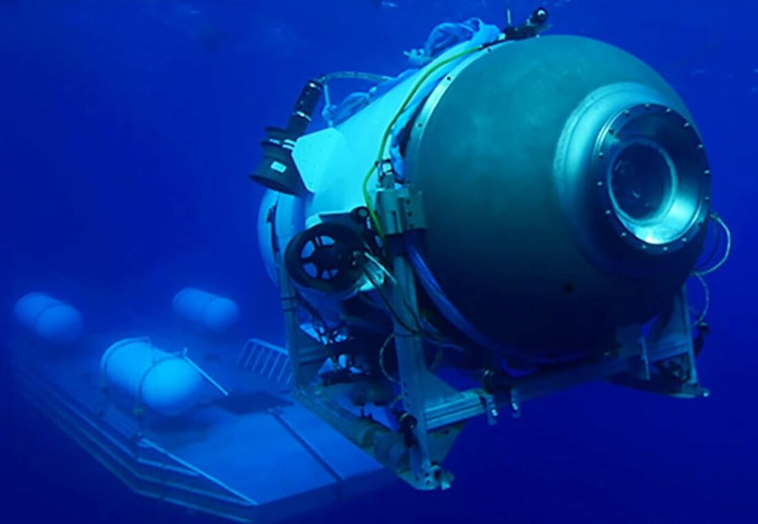 Submarino que realizava uma expedição até os destroços do Titanic desapareceu