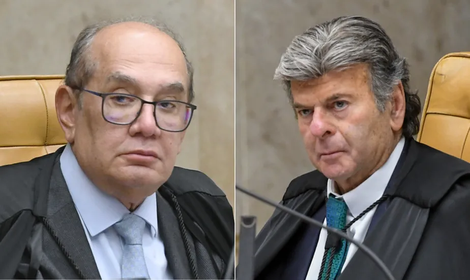 Os ministros Gilmar Mendes e Luiz Fux, do STF 