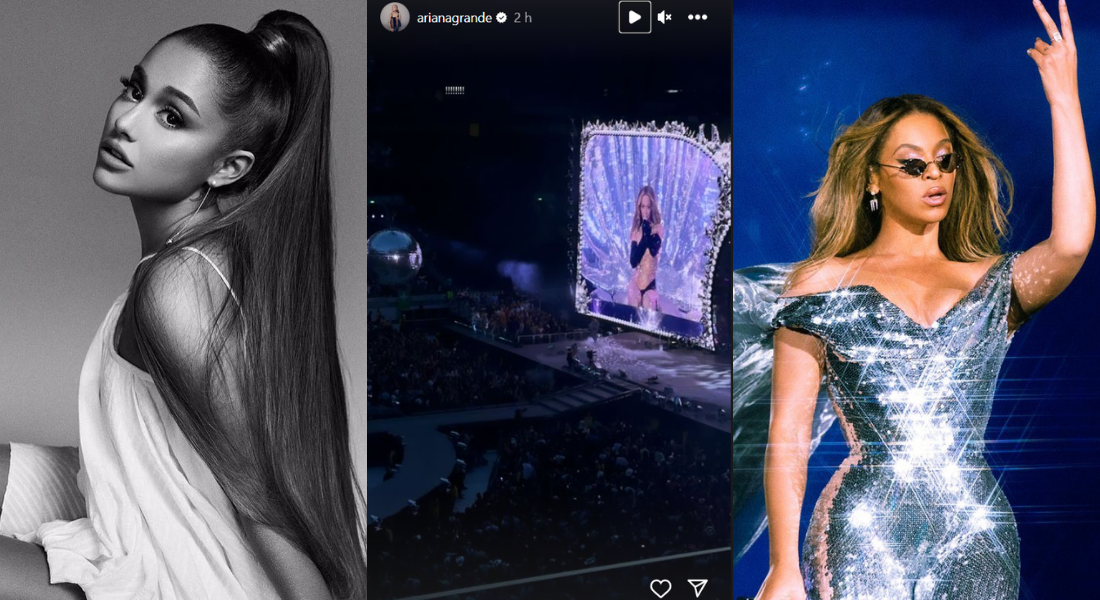 Ariana Grande postou storie misterioso de show de Beyoncé