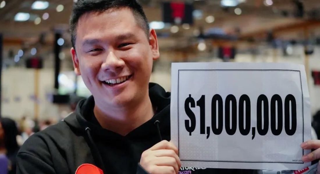 Patrick Liang ganhou US$ 1 milhão em torneio de poker, em Las Vegas 