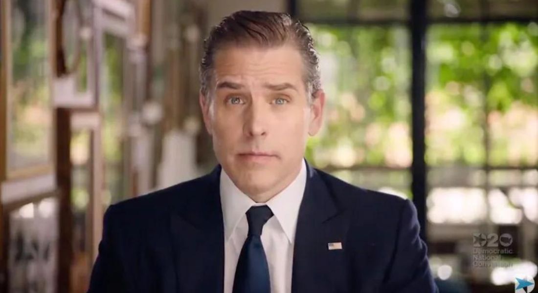 Hunter Biden, filho do presidente Joe Biden, em vídeo da campanha presidencial de 2020 