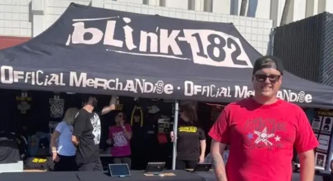 Brian Szasz, enteado de Hamish Harding, foi a show do Blink 182 durante as buscas por submarino 