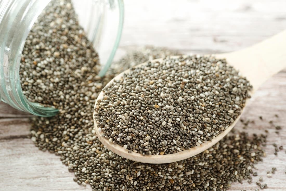 Sementes de chia 