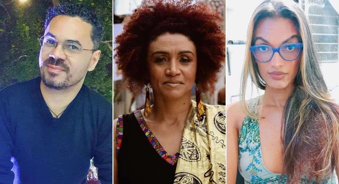 Iran Melo, Odailta Alves e Samantha Vallentine