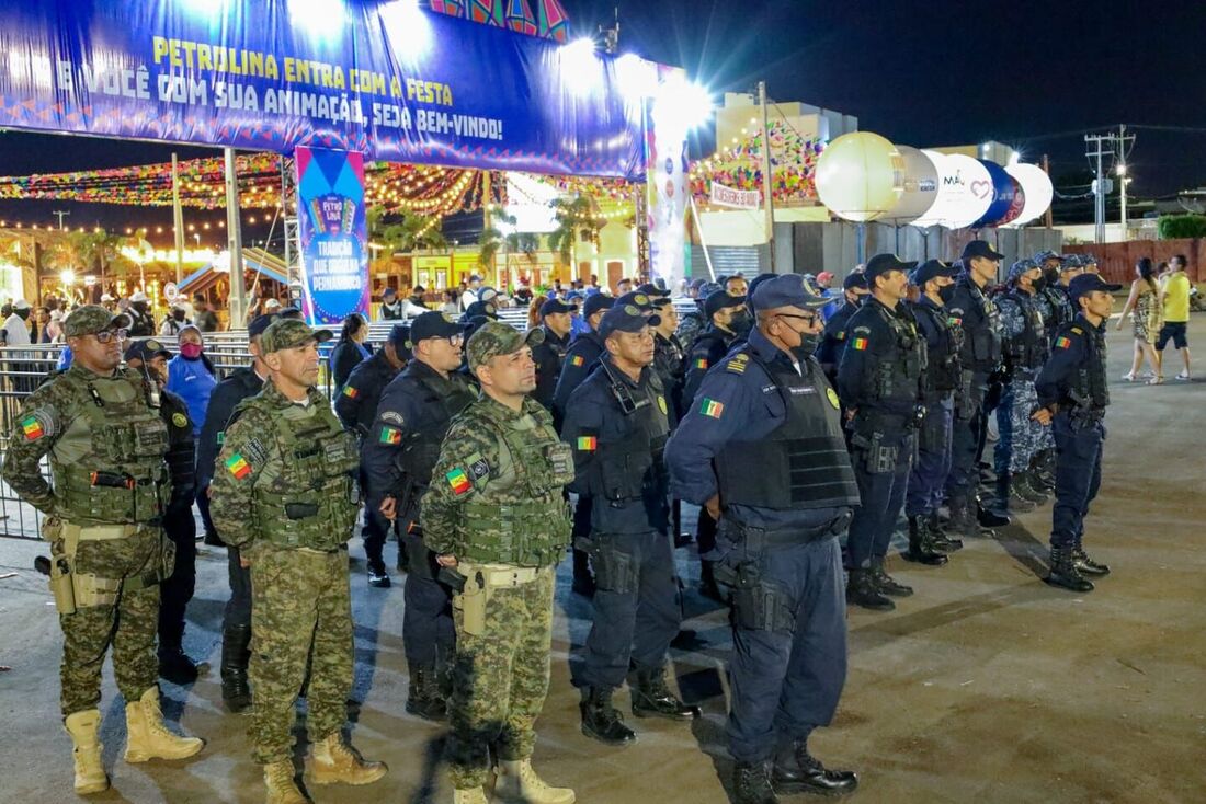 Forças de seguranças que atuarão no São João de Petrolina