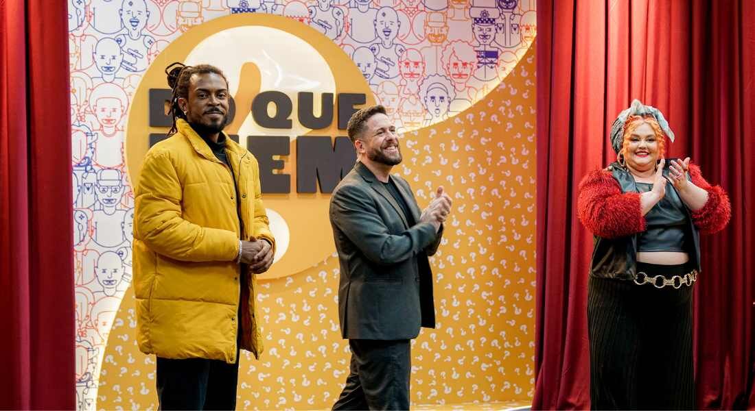 BASTIDORES: ESTREIA DO PROGRAMA "DO QUE RIEM?"