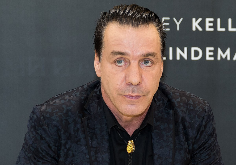 Till Lindemann, vocalista do grupo alemão Rammstein