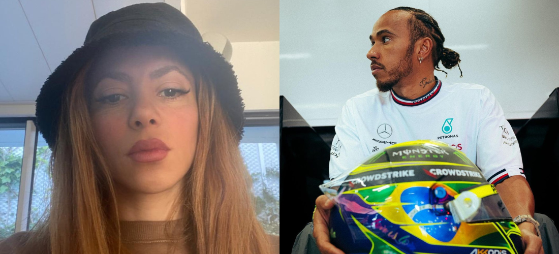 Shakira e Lewis Hamilton