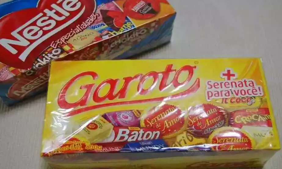 Nestlé e Garoto têm pouco mais de 30% das receitas do segmento de chocolates.