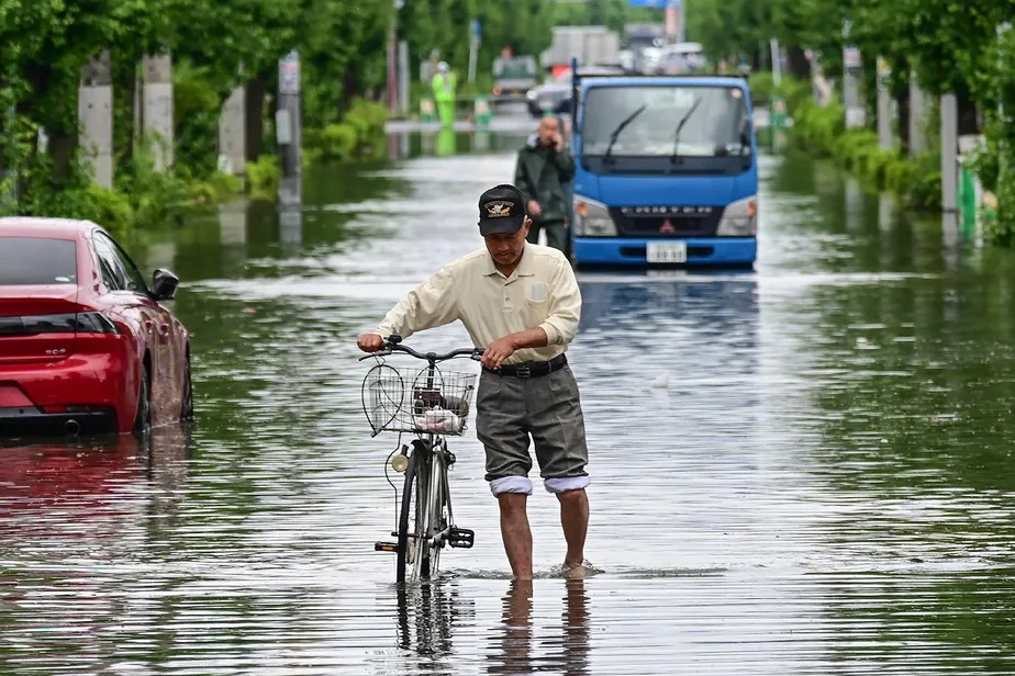 Chuvas torrenciais no Japão 