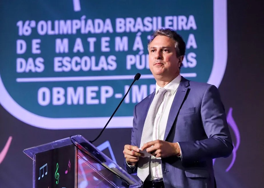 Ministro da Educação, Camilo Santana participou de premiação da OBMEP 