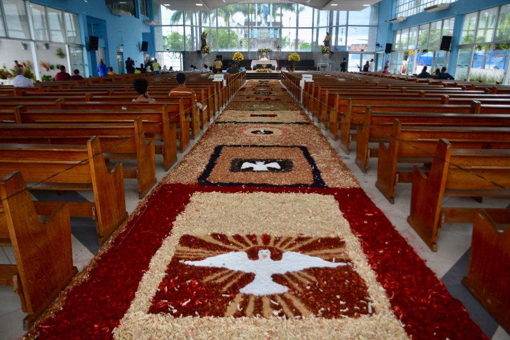 Pela 1ª vez, festa de Corpus Christi acontece no Santuário Nossa Senhora da Conceição do Morro