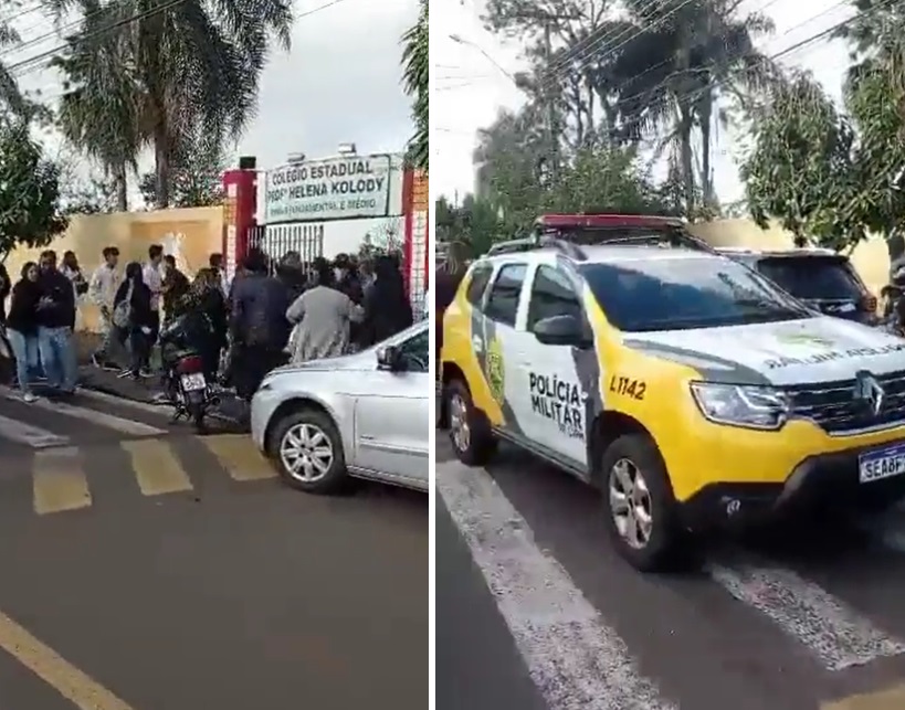 O crime aconteceu no Colégio Estadual Professora Helena Kolody