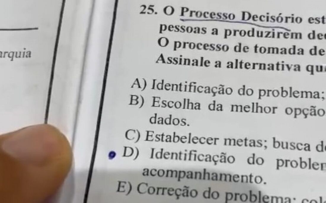 Documento diz que as denúncias também apontam irregularidades nas questões 25, 33, 42, 43, 50 e 51 da prova objetiva